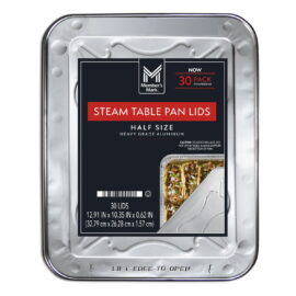 63f1e6b8-fcc1-4c88-a7b1-d3c997cff3ac.f43c4e83c836711cd94c86b9751c1198.jpeg Member's Mark Aluminum Steam Table Lids, Half Size 30 Count