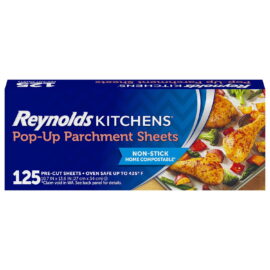 68516129-fc2a-4899-b3f2-06849ea62447.b2f57cb6dc2ccdfacd17df45bf55ffa4.jpeg Reynolds Consumer Products Reynolds Kitchens Pop-Up Parchment Paper Sheets – 125 Count