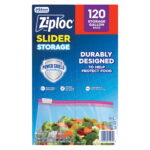 Ziploc Storage Slider Gallon Bags – 120 Count