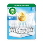 Air Wick Plug In Scented Oil Air Freshener, Fresh Linen, 9 Refills