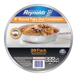 745cbd0a-c42f-4338-a29e-e2f69f8b3b16.6e335d4b7f265821e97ae1cbd5979a99.jpeg Reynolds Consumer Products Reynolds 9" Round Aluminum Foil Containers with Lids – 20 Count