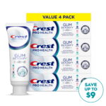 Crest Gum Detoxify Ultra Toothpaste – 4.7 oz, 4 Pack