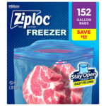 Ziploc Stay Open Design Gallon Freezer Bags – 152 Count