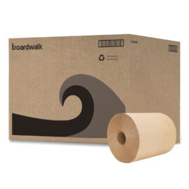 85f7b396-fb7c-4217-a8f8-148f8edd465b.96eeced632d7718341769244daad518a.jpeg Boardwalk Green Universal Natural Roll Paper Towels 6 rolls, 800 ft./roll