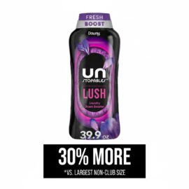 Downy Unstopables In-Wash Laundry Scent Booster Beads, Lush – 39.9 oz