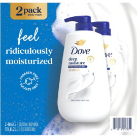 Dove Deep Moisture Body Wash with Pump – 30.6 fl oz, 2 Count