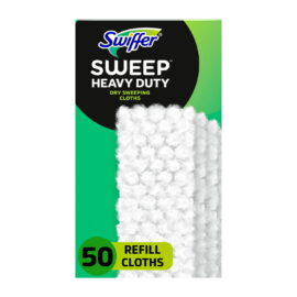 Swiffer Sweeper Heavy Duty Dry Floor Cleaner Cloths – 50 Count