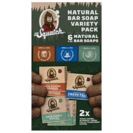 Dr. Squatch Natural Bar Soap, Variety Pack – 5 oz, 6 Count