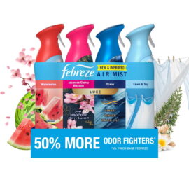 9ab90cf4-4faa-4015-aa77-c951cd7fdbd9.a75f4b7d944c30b3cd1b1944589560fd.jpeg Febreze Air Mist Air Freshener Spray, Mixed Scent – 4ct., 32.4 oz