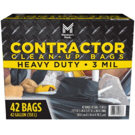 9f1558be-ec9c-4e4f-9d29-83ecf5c745aa.b6b396035e5c171bd5000bd57de96c1d.jpeg Member's Mark Commercial Contractor 42-Gallon Clean-Up Bags – 42 Count