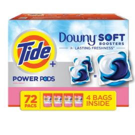 a62bb9c9-6d68-42d8-bb7c-77808952bc2b.92b027904e4ff2c4770da5d0b3d83521.jpeg Tide Power PODs Downy Soft Boosters Laundry Detergent Pacs, April Fresh – 72 Count