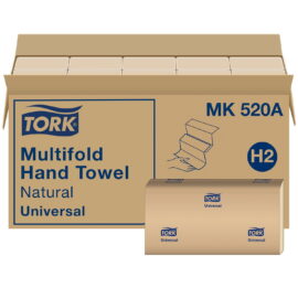 a6b8e7ec-c79b-43d6-ac2d-086d8bf1ffd8.f49f2e582252e2eaa6556a6651810b59.jpeg Tork Multifold 1-Ply Natural Hand Towel – 16 Packs., 250 towels/pack