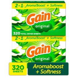 a82034dd-3954-4488-a1b2-121333ccd902.43b21a4f992edd970c0ea6ec1a1da1f0.jpeg Gain Dryer Sheets, Original (320ct.)