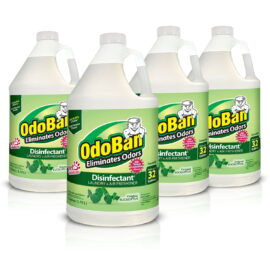 OdoBan Odor Eliminator and Disinfectant Concentrate – 4 Pack, Choose Scent