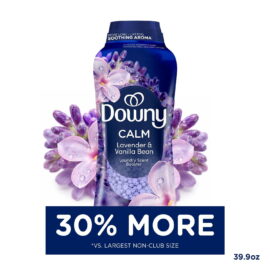 Downy Infusions In-Wash Scent Booster Beads, CALM Lavender+Vanilla Bean – 39.9 oz