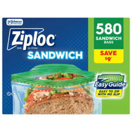 Ziploc Easy Open Tab Sandwich Bags – 580 Count