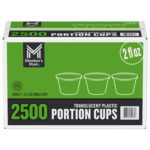 Member's Mark Translucent Portion Cups 2 fl oz – 2500 Count