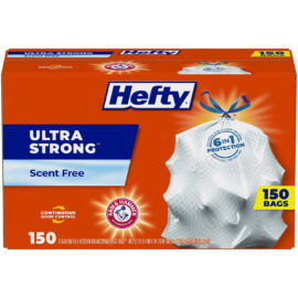 Hefty Ultra Strong Kitchen Drawstring Trash Bags 13 gal. – 150 Count
