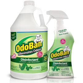 OdoBan Disinfectant & Odor Eliminator, Eucalyptus 1 gal. concentrate + 32 oz Ready-to-Use Spray