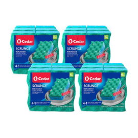 O-Cedar Multi-Use No-Scratch Scrunge Sponge – 24 Count