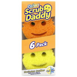 bf1da8f7-1add-415e-8ae6-9067f4c2b60d.04b9906e49f5b13ce162ceb3f5ee5b41.jpeg Scrub Daddy Sponges, Multiple Colors – 6 Count