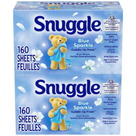 c9339c17-f767-4d23-a5e0-2cea23f8c7d3.75a49294589710a58cf37417a508a3a8.jpeg Snuggle Fabric Softener Dryer Sheets, Blue Sparkle – 320 Count
