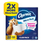 Charmin Ultra Soft 2-Ply Toilet Paper 32 rolls, 215 sheets/roll