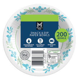 dae28a25-94c7-4a7a-8161-99979964bf45.c2af7ad800f9c6233e9ff61950d6626b.jpeg Member's Mark Snack/Dip Paper Bowls – 12 oz, 200 Count
