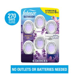 e629df47-34ec-49f7-9ad1-9a37d582903d.ae6f9f7a2cf36c6959cdeeae49a3f150.jpeg Febreze Bathroom Air Freshener, Calm Mix – 6 Count