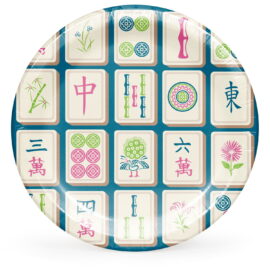 Artstyle Mahjong Dessert Paper Plates, 7 in. – 85 Count
