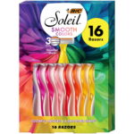 BIC Soleil Color Collection Women's Razors, 3 Blade – 16 Count