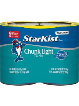 StarKist Chunk Light Tuna in Water 5 oz Cans, 12 Pack