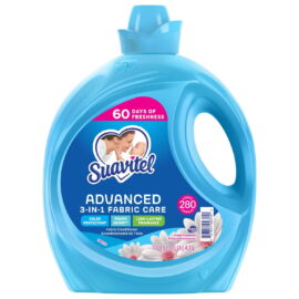 f79b0fee-ab8e-4594-b52b-91faf2149e0c.22334e973d5f49190a0cfd1a96383d10.jpeg Suavitel Advanced Liquid Fabric Softener, Field Flowers – 280 loads, 160 fl. oz