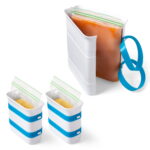 YouCopia FreezeUp Freezer Food Block Maker, 3-Piece Set