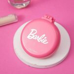 💖🪞 Barbie Foldable 2-in-1 Mini Mirror & Air Cushion Hair Brush