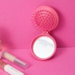 💖🪞 Barbie Foldable 2-in-1 Mini Mirror & Air Cushion Hair Brush
