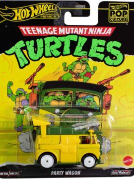 Hot Wheels Premium TMNT Party Wagon Pop Culture Die-Cast 1:64