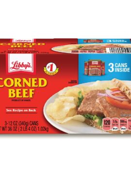 Libby's Corned Beef Fully Cooked 12 oz Cans, 3 Pack