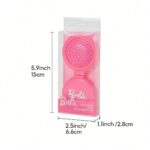 💖🪞 Barbie Foldable 2-in-1 Mini Mirror & Air Cushion Hair Brush