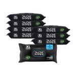 DUDE WIPES XL Fragrance Free Flushable Wet Wipes | 8 Packs of 50 (400 Total)