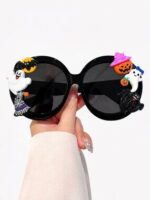 Halloween Ghost Pumpkin Oversized Sunglasses