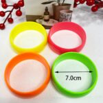 🌈✨ 5-Piece Neon Jelly Acrylic Bangle Bracelet Set – Bold Festival Statement Jewelry