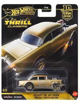 Hot Wheels 2026 Thrill Climbers Chase 0/5 Gold '55 Chevy Bel Air Gasser
