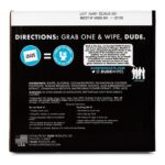 DUDE WIPES XL Fragrance Free Flushable Wet Wipes | 8 Packs of 50 (400 Total)