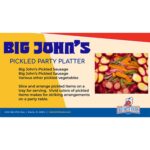 Big John's Pickled Sausage 4 lb Jar Ready-to-Eat Protein Snack